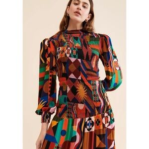 Farm Rio tropical shapes dress